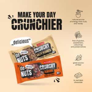 Nutrend Denuts Crunchy 40g Salty Peanuts in Dark Chocolate