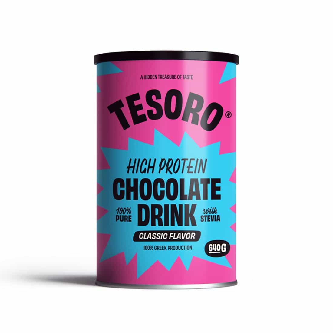 tesoro-classic-chocolate-1.jpg Πρωτεϊνικό Ρόφημα Σοκολάτας – CLASSIC 640g TESORO - Image 1