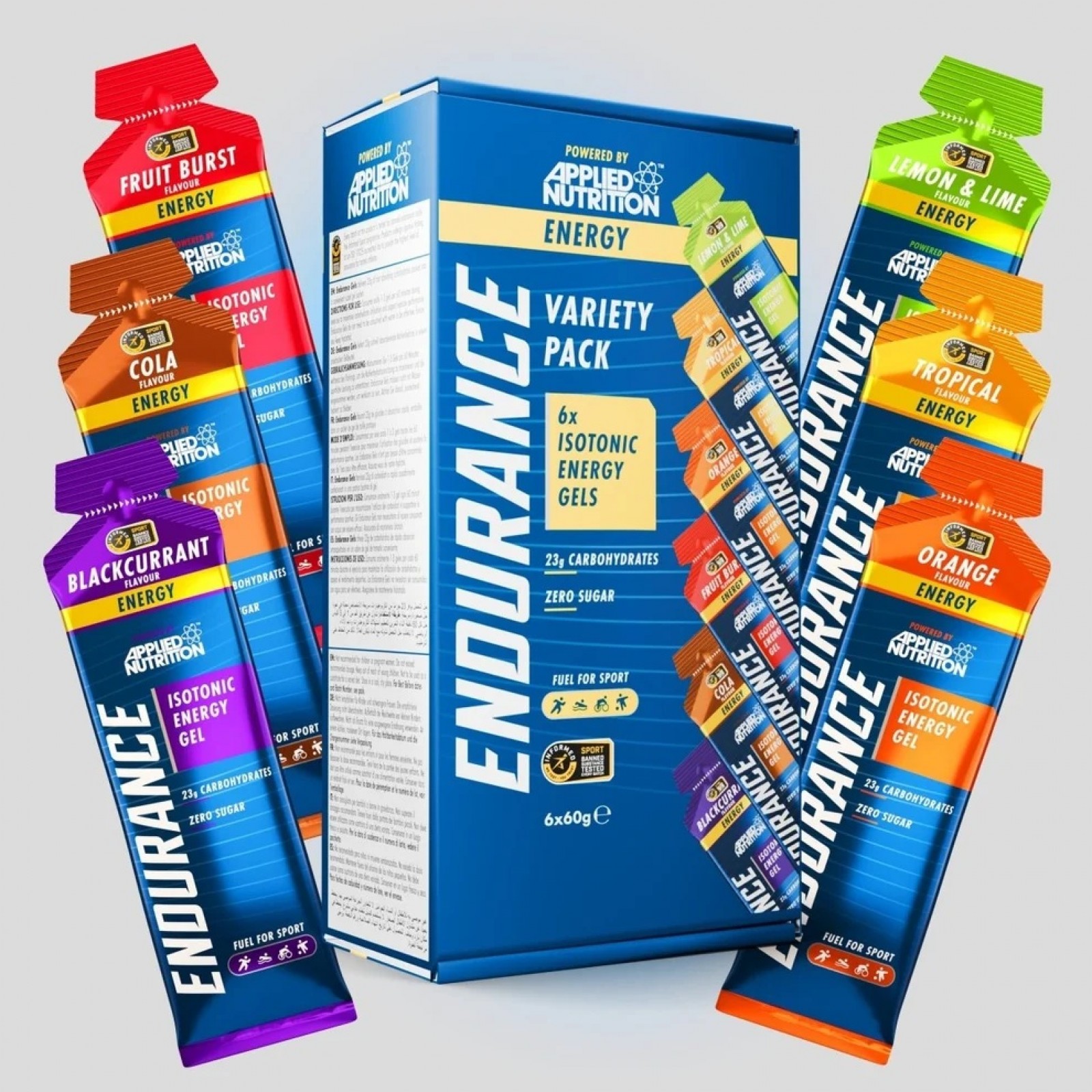 ENDURANCEpack-6-1600x1600 Ισοτονικό Ενεργειακό Τζελ 6x60 γρ Applied nutrition